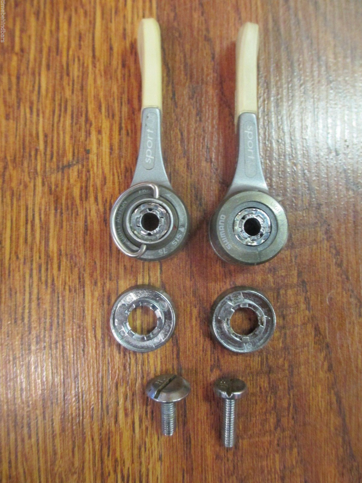 VINTAGE SHIMANO WHITE EXAGE SPORT A450 MINI GROUP GROUPPO BUILD KIT 7 SPEED