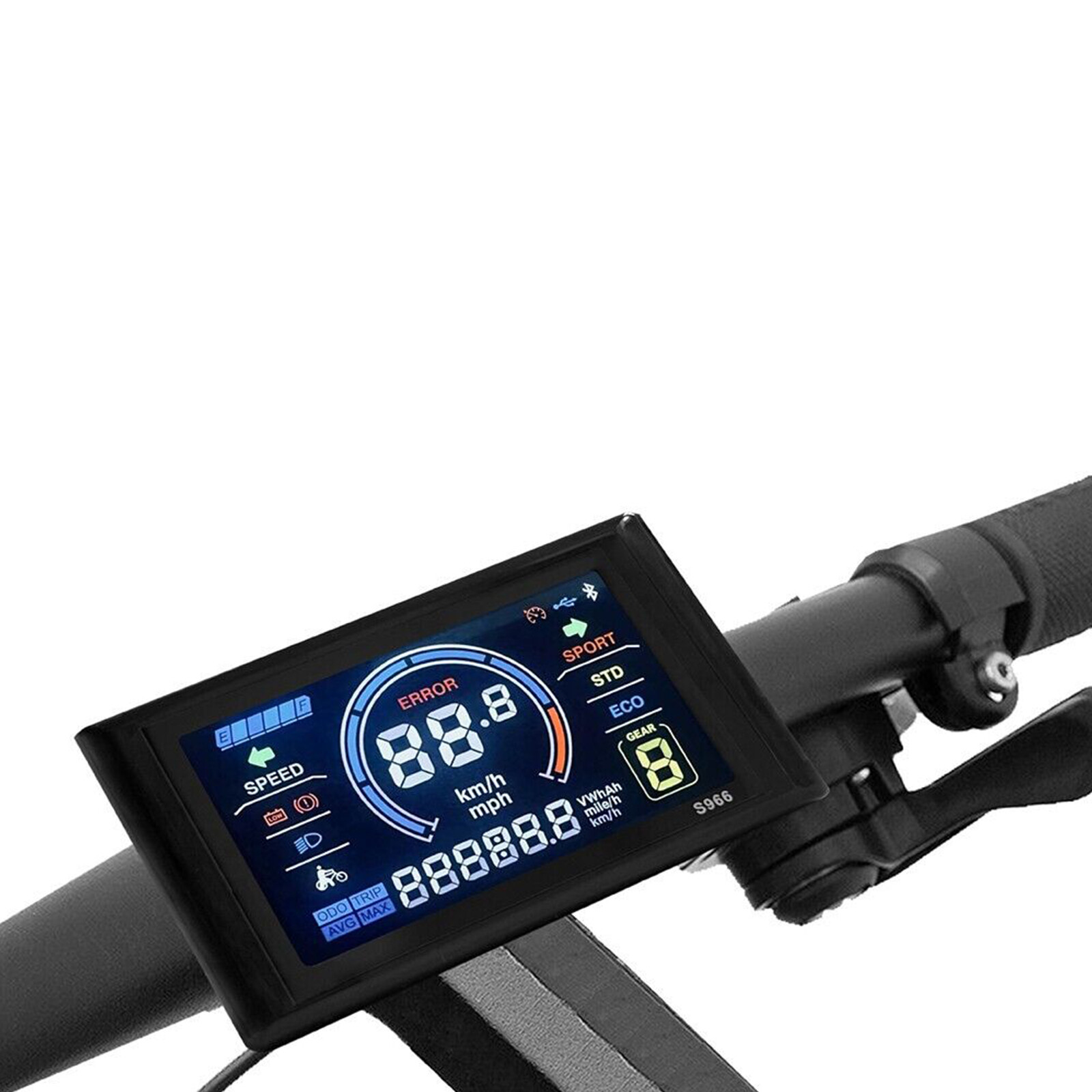 24-72V E-bike Electric LCD-S966 Colorful Display Control Panel Agreement No.2.