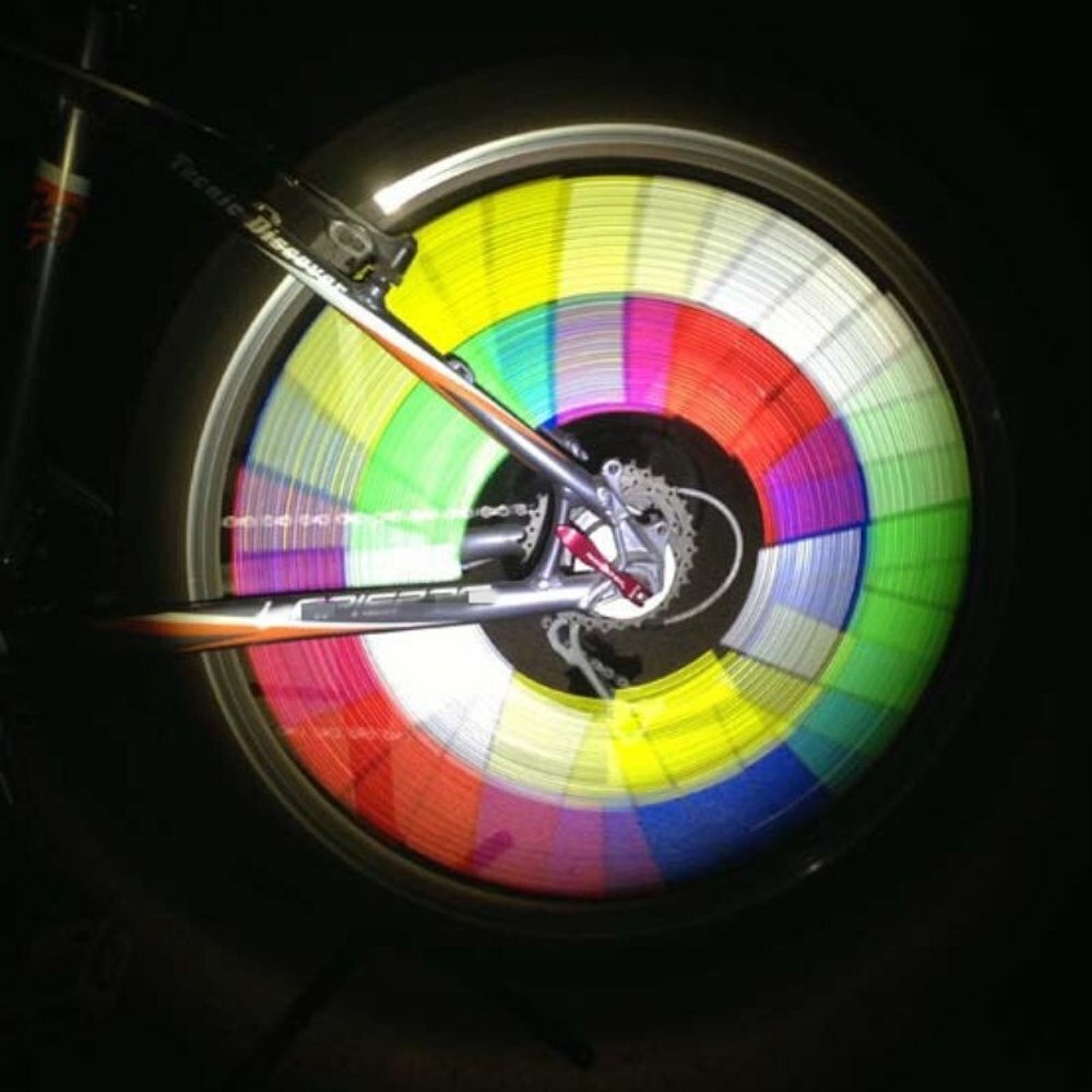 SET/LOT 12 PCS REFLECTORS Bicycle Bike Wheel Tire Spoke FOR CYCLING BIKES RACING