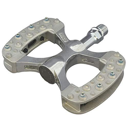Mikasima (MKS) Pedal GAMMA Silver left and right set Aluminum 450g ‎112116 NEW
