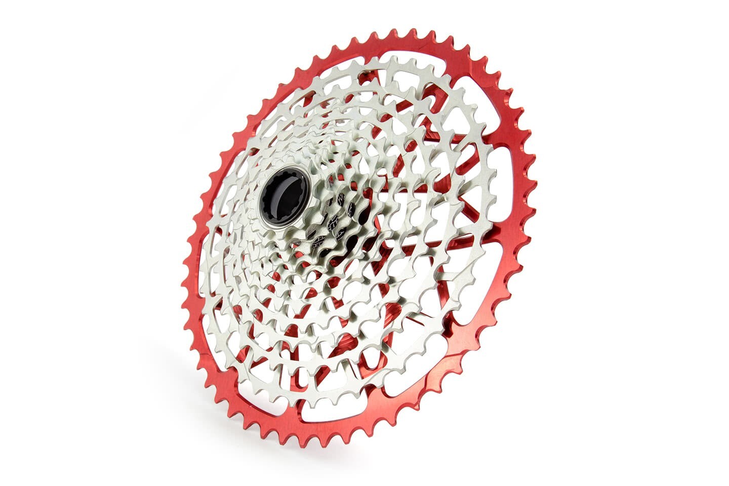 Garbaruk Wide-Range 12-Speed Cassette, SRAM XD, 10-52T, Red