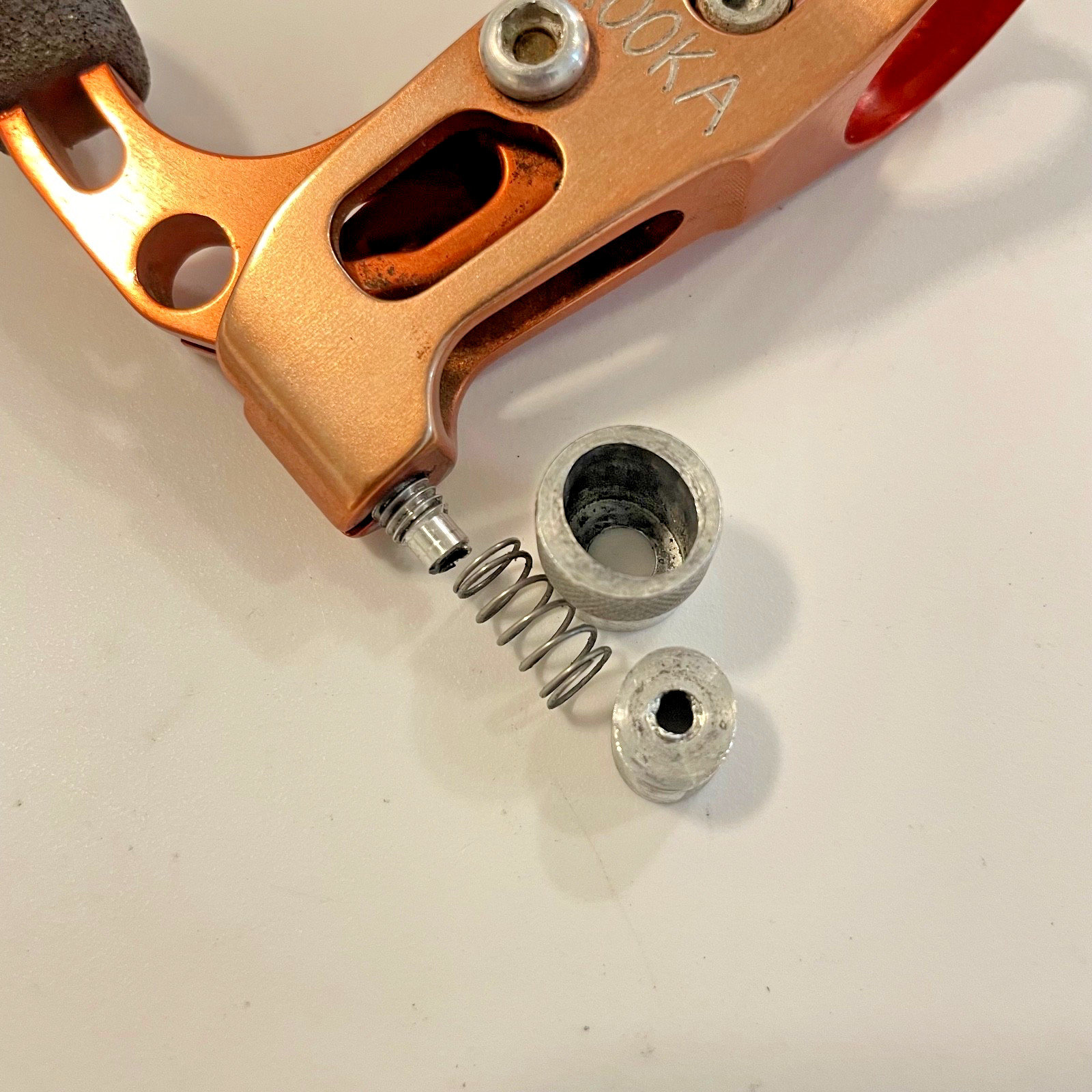 Kooka Components Kooka-Racha Brake Levers, Red Anodized – Vintage 90’s MTB