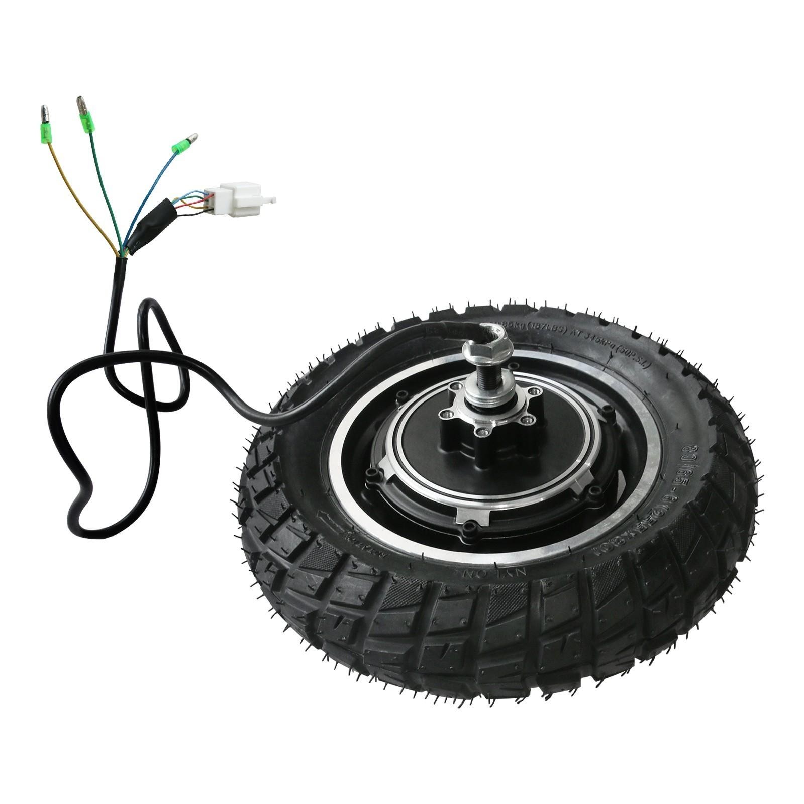 10 Inch 350W Brushless Hub Motor 48V Electric Bike Scooter Rear Wheel Disc Brake