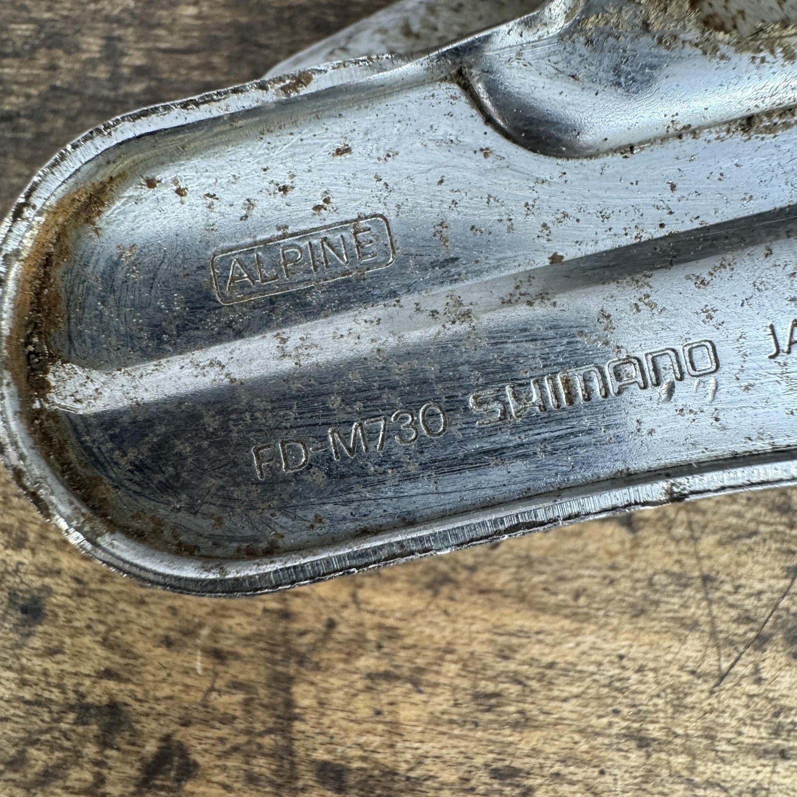 Vintage Shimano Deore XT FD-M730 Front Derailleur 28.6 Clamp Triple Alpine MTB