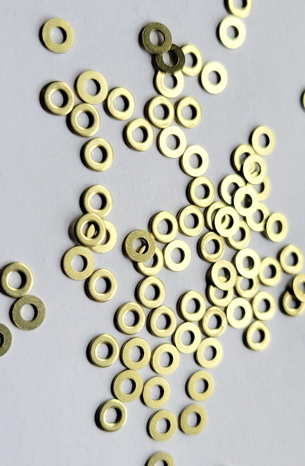 VeloFuze Brass Spoke Washers – Spoke Head Washers – 75 PCS