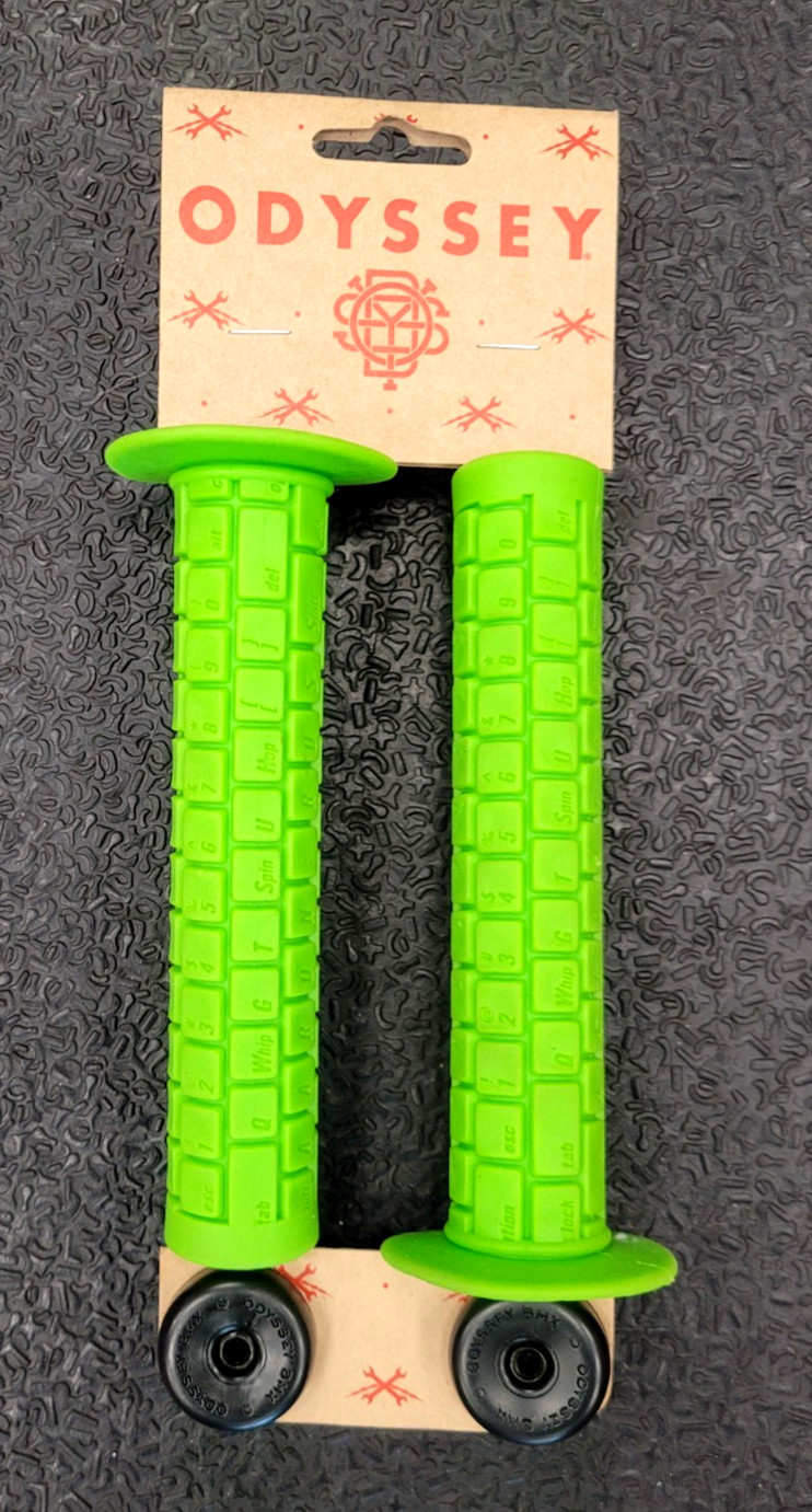 ODYSSEY Aaron Ross Signature Keyboard GRIPS v1, 158mm w/Flange, WATERMELON GREEN