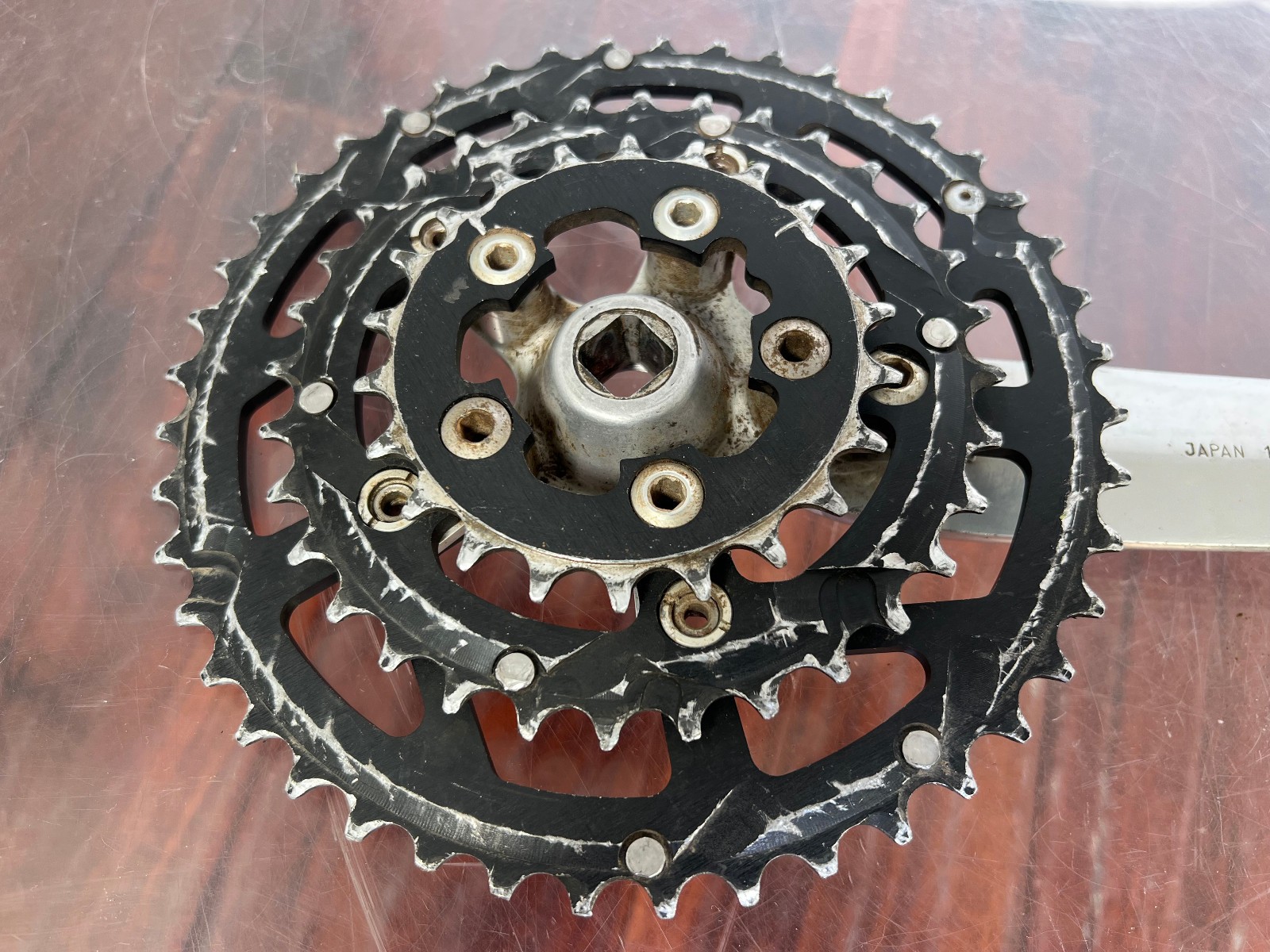 Vintage Specialized Strongarm S-Works 175mm Crankset Race Face Triple Square