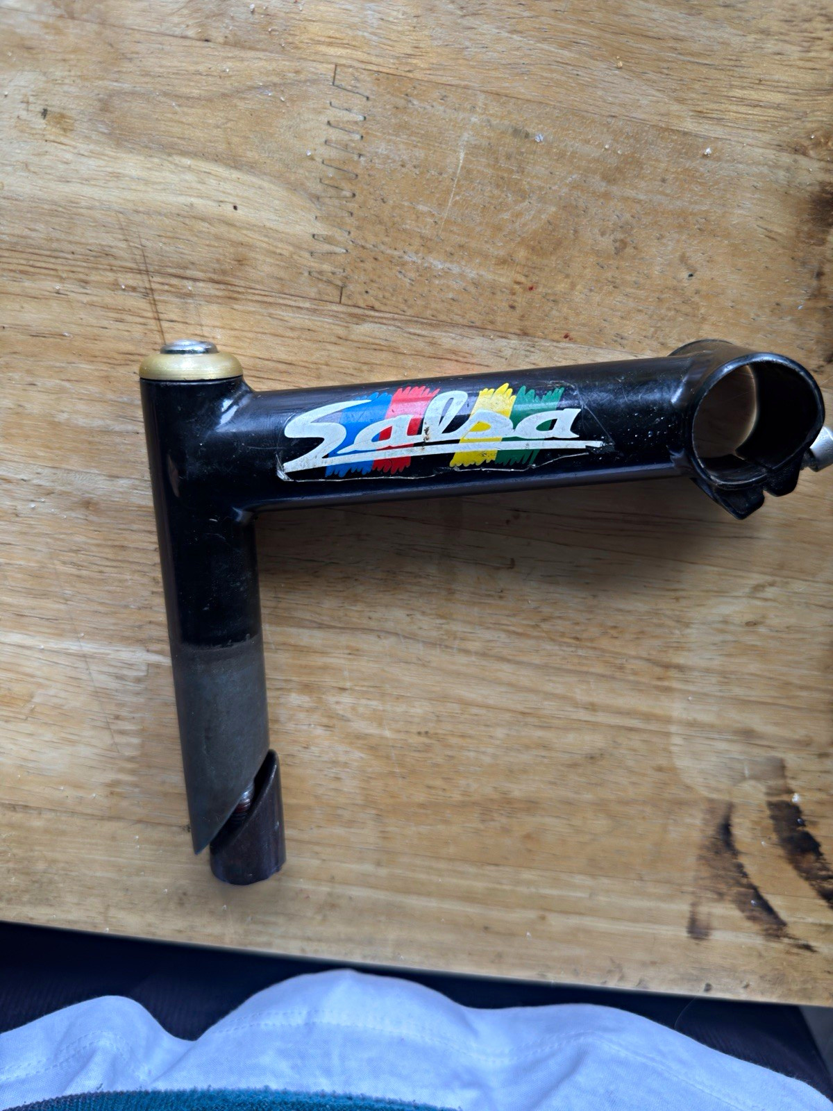 Salsa SL-2 Quill Stem 26mm Clamp 1 1/8in Steerer Black Aluminum 100mm