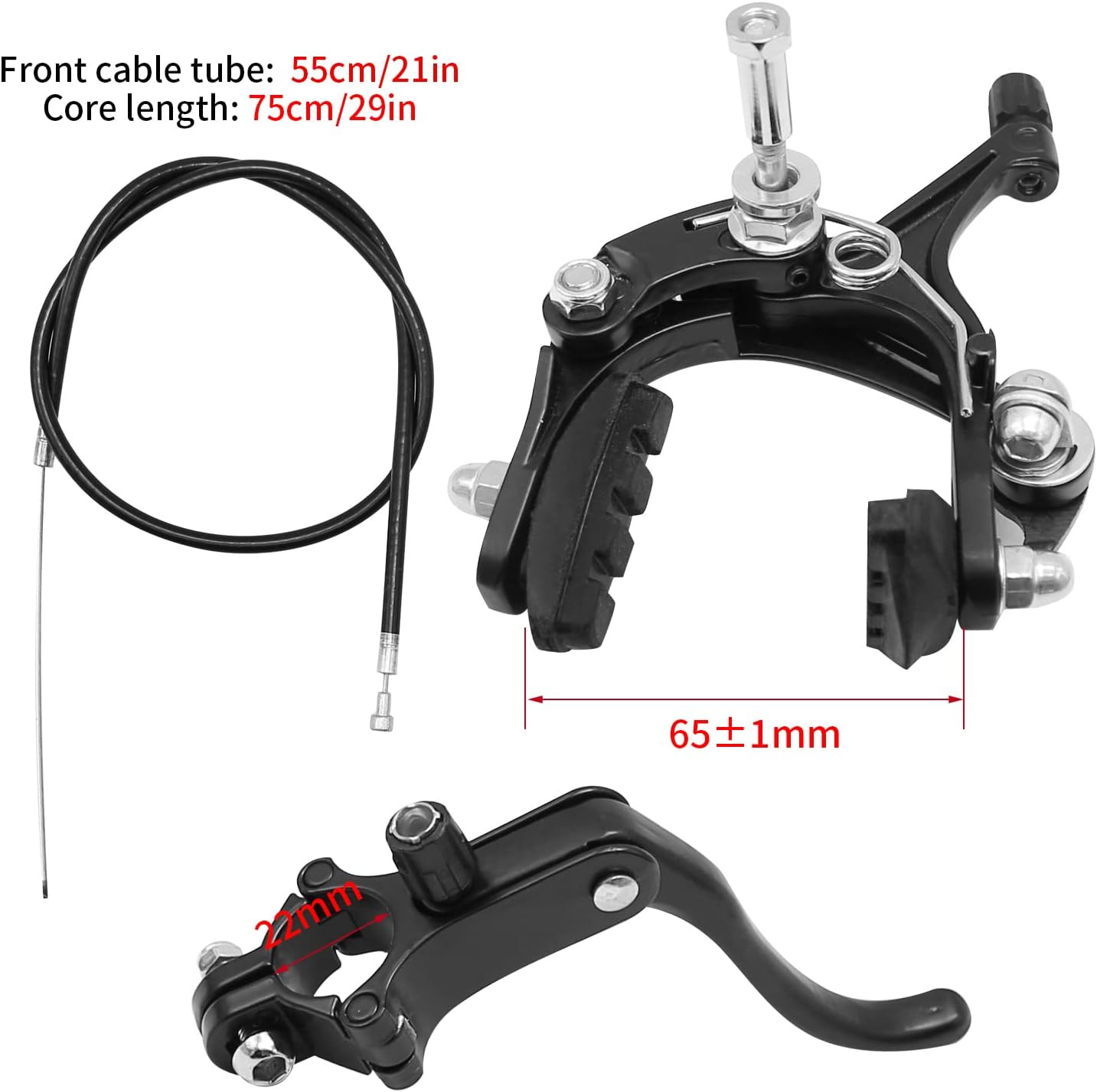 Road Bicycle Aluminum Bicycle Brake Caliper Brake Kit Road Bike C Shape Brake Le