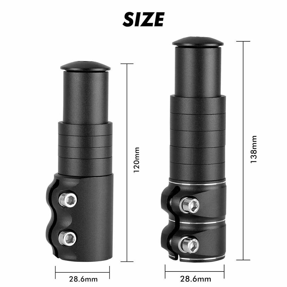 Accessories Fork Stem Extender Alloy Mountain Bike Cycling Cover MTB Parts Riser