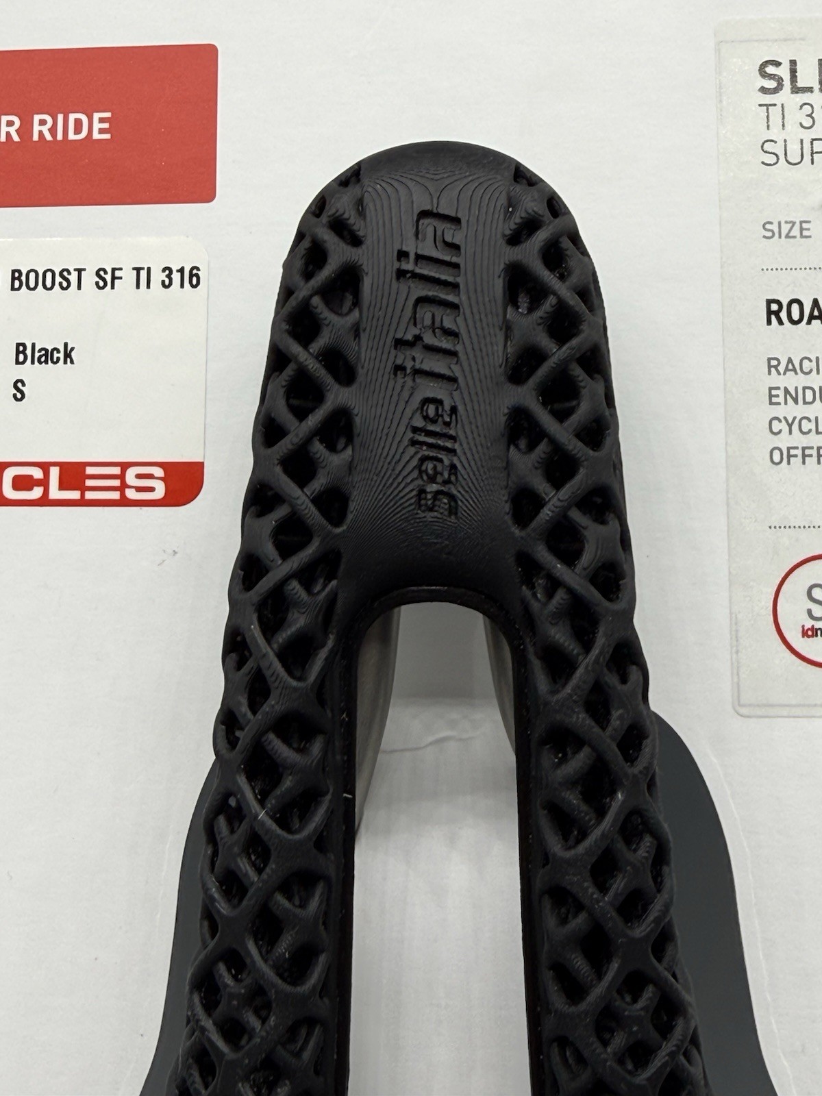 SELLE ITALIA SLR BOOST 3D TI 316 SUPERFLOW SADDLE, 248 x 130mm