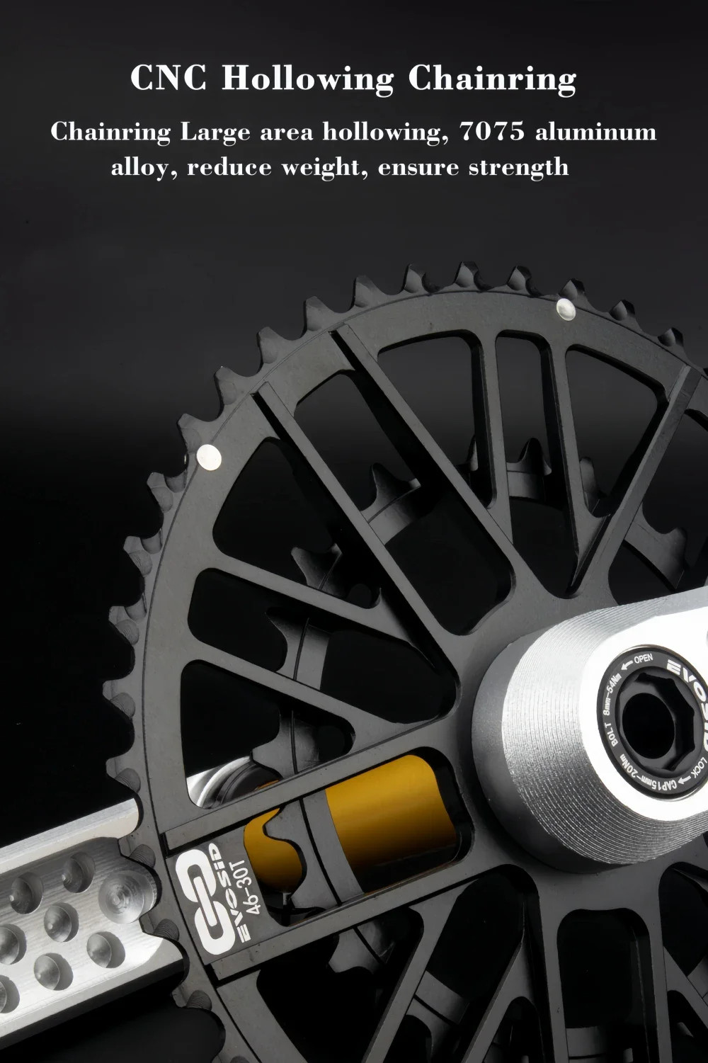 Road Folding Bike Chain Wheel 46-30T 48-32T 8/9/10/11/12 Speed 40/42/44/46/48T