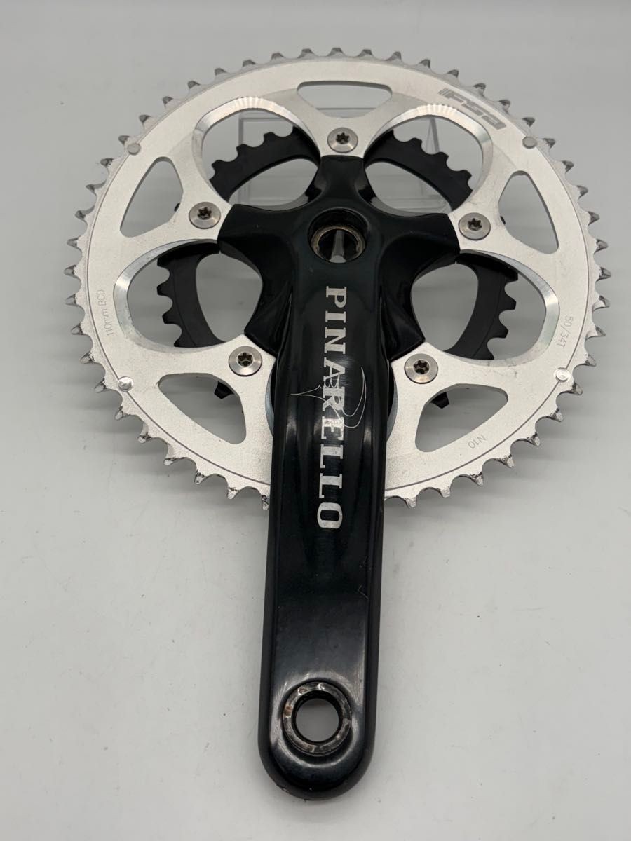 PINARELLO Crankset 170mm 50/34T 110mm BCD Compact Road Bike Black Vintage