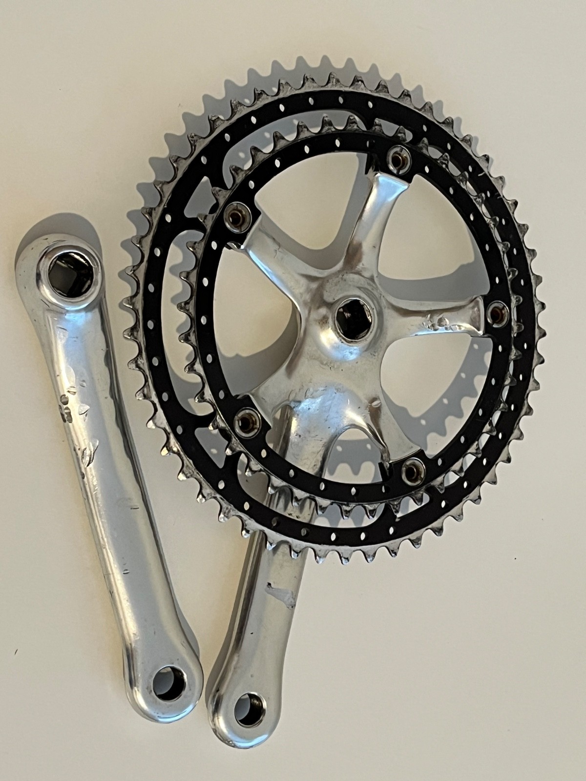 Rino Montreal vintage bicycle crankset 52/42 172.5