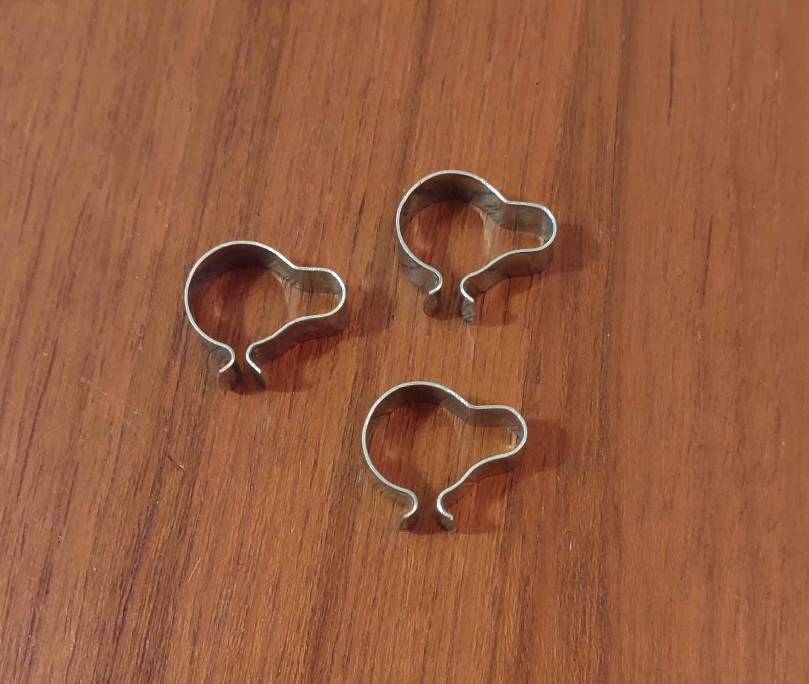 NOS Vintage Bike Chainstay 1/2 in Shifter Cable Clamps New