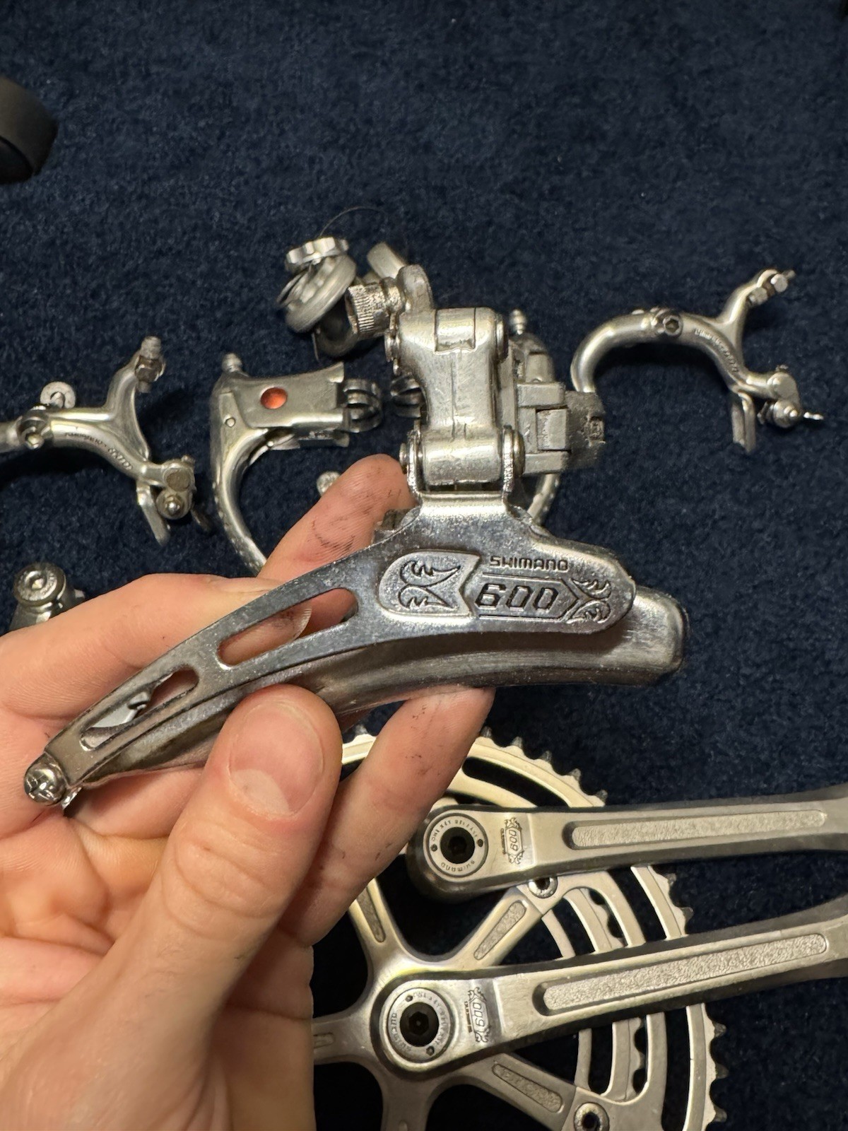 Shimano 600 Arabesque Groupset Crankset, Derailleurs, Shifters, Brakes, Headset