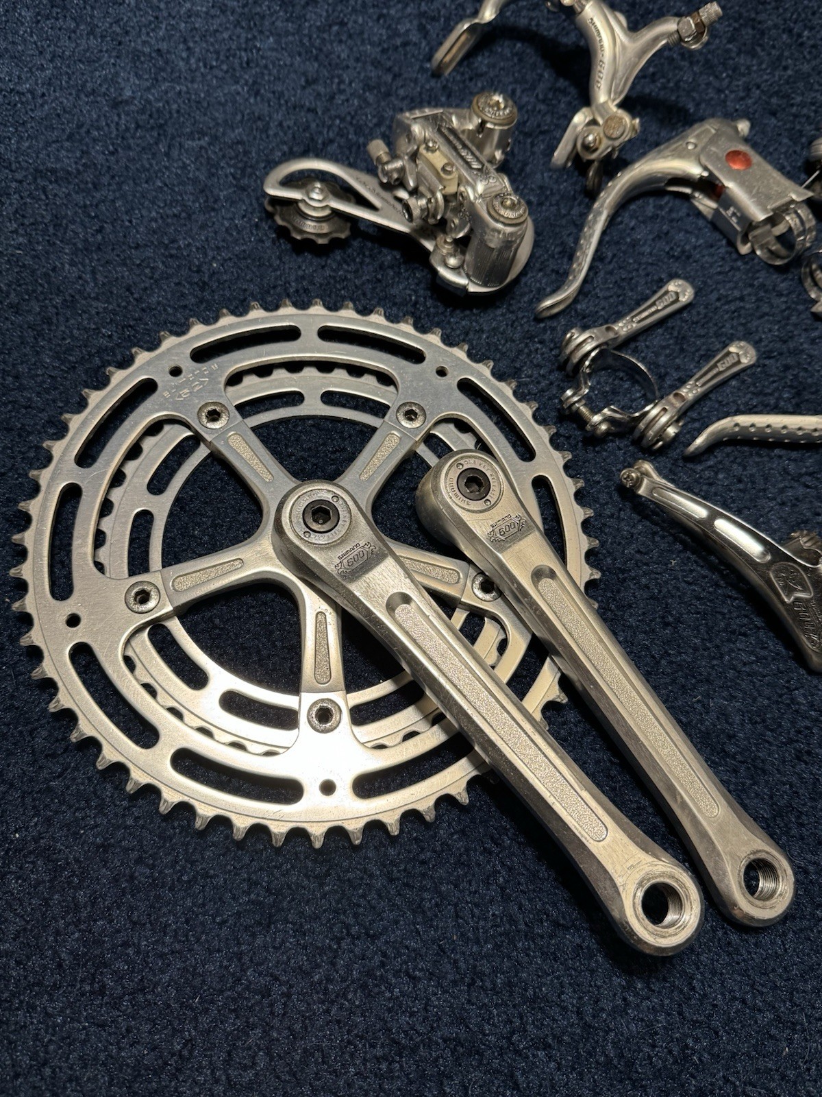 Shimano 600 Arabesque Groupset Crankset, Derailleurs, Shifters, Brakes, Headset