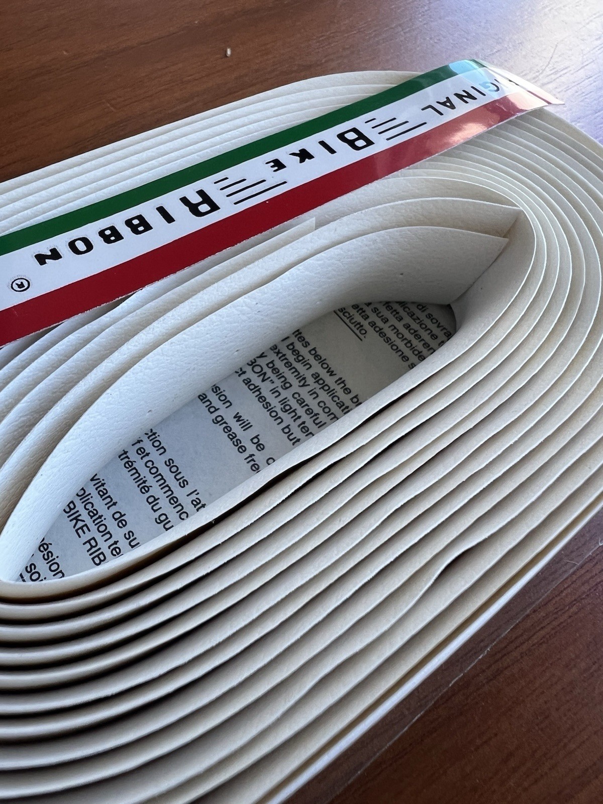 NEW/NOS Vintage Ambrosio Bike Ribbon Handlebar Tape – White