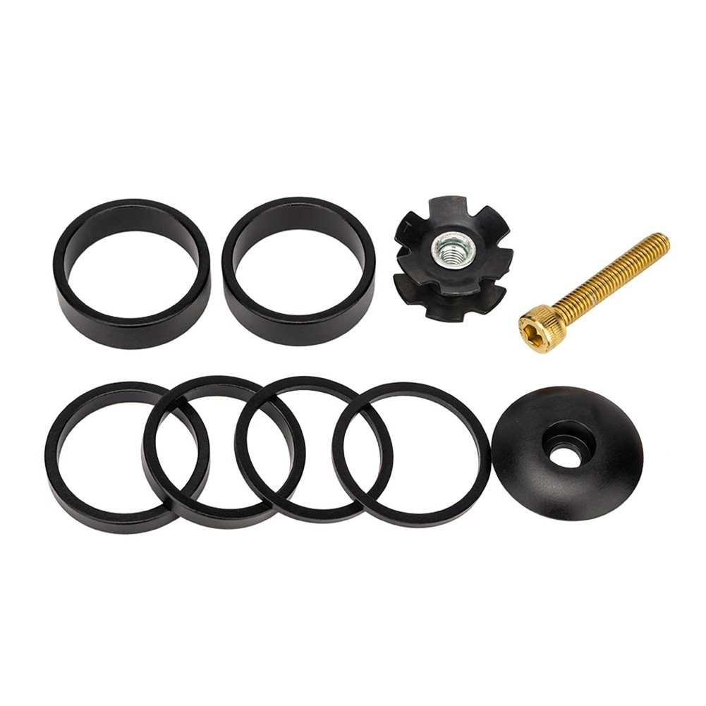 Bike Headset Washer Colorful Gold Purple Red 34mm Aluminum Alloy/steel