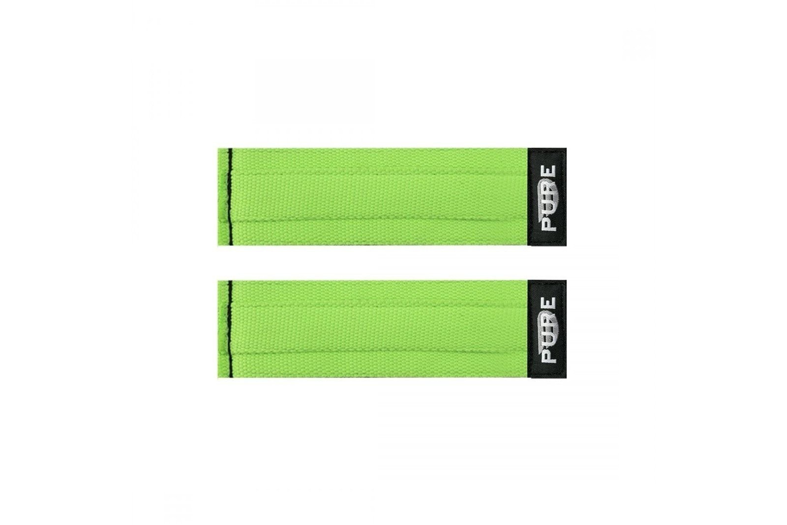 Pure Cycles Bike Pedal Straps Pedal Toe Clips Straps, Green