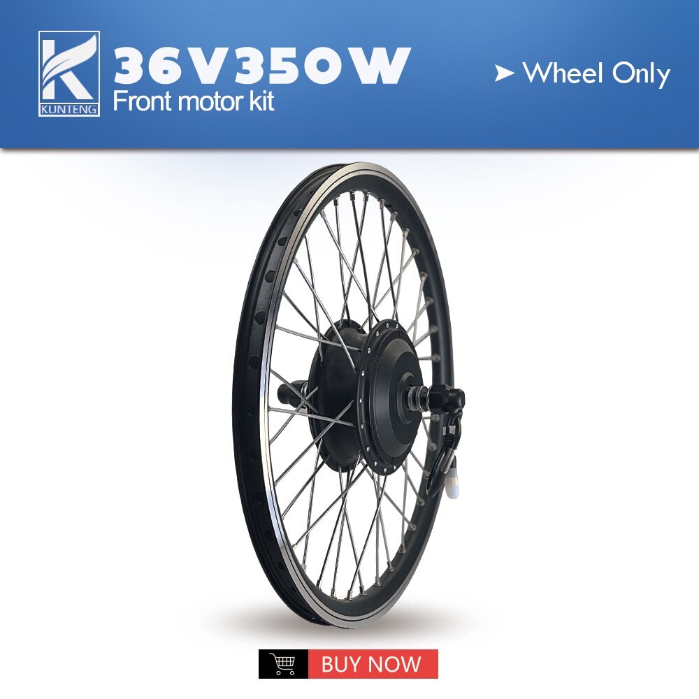 E-Mountain Electric Conversion Kit 36V48V 350W Front Brushless Hub Motor Wheel