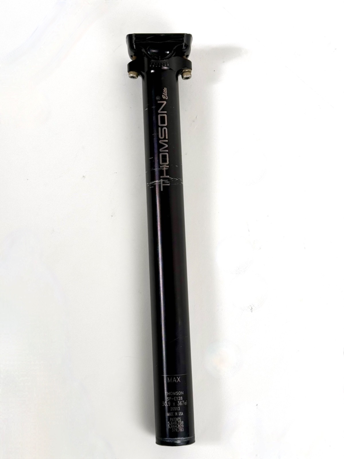Thomson Elite Mountain Bike Seat Post 30.9mm 320mm Black SP-E128 Road Bicycle XC
