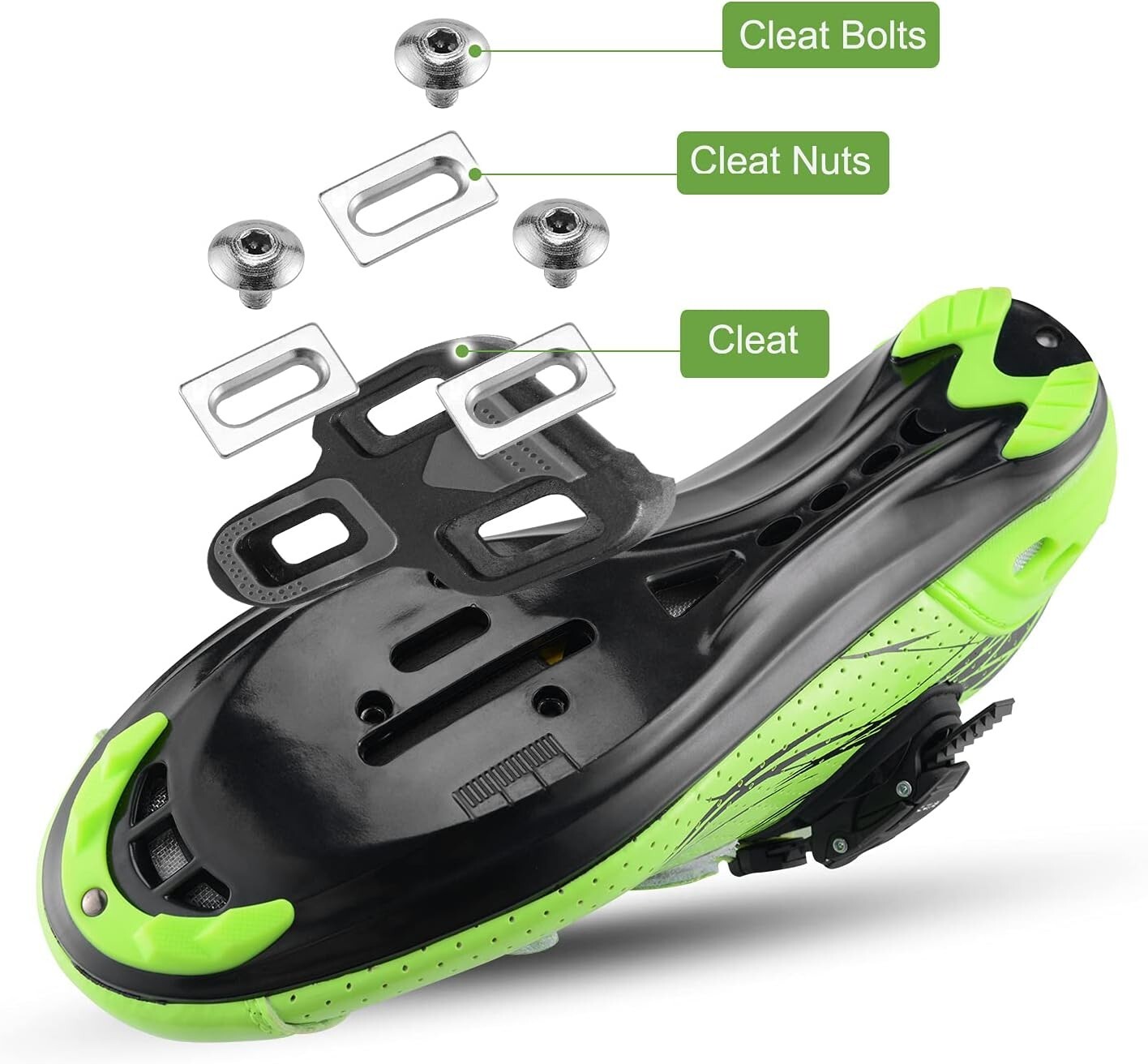 ROCKBROS Road Bike Self-lock Pedals 2pcs/set With SPD-SL/LOOK KEO Cleat 2 Sealed