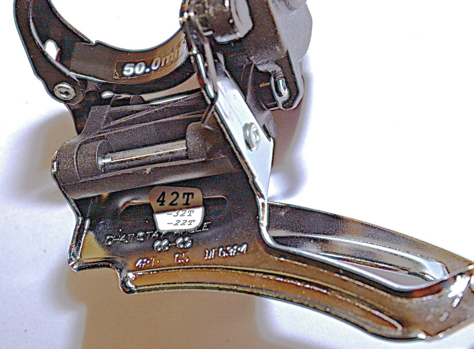 SR Suntour Triple Front Derailleur 34.9mm 42/32/22T Dual Pull Model 42T-C5DFG324