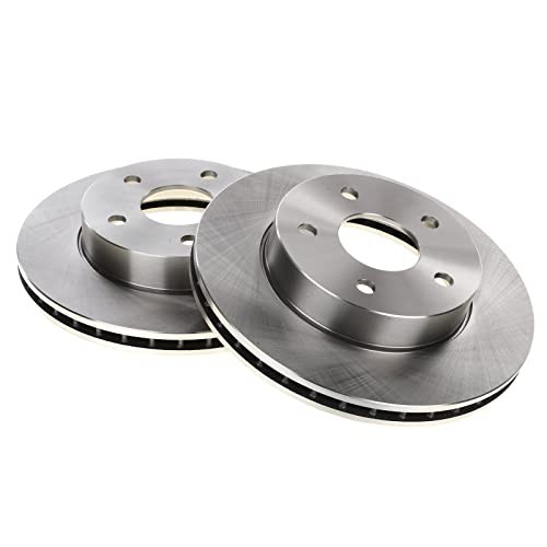 12.01 In (305mm) Brake Rotors and Ceramic Pads Kit | Compatible Front Vented
