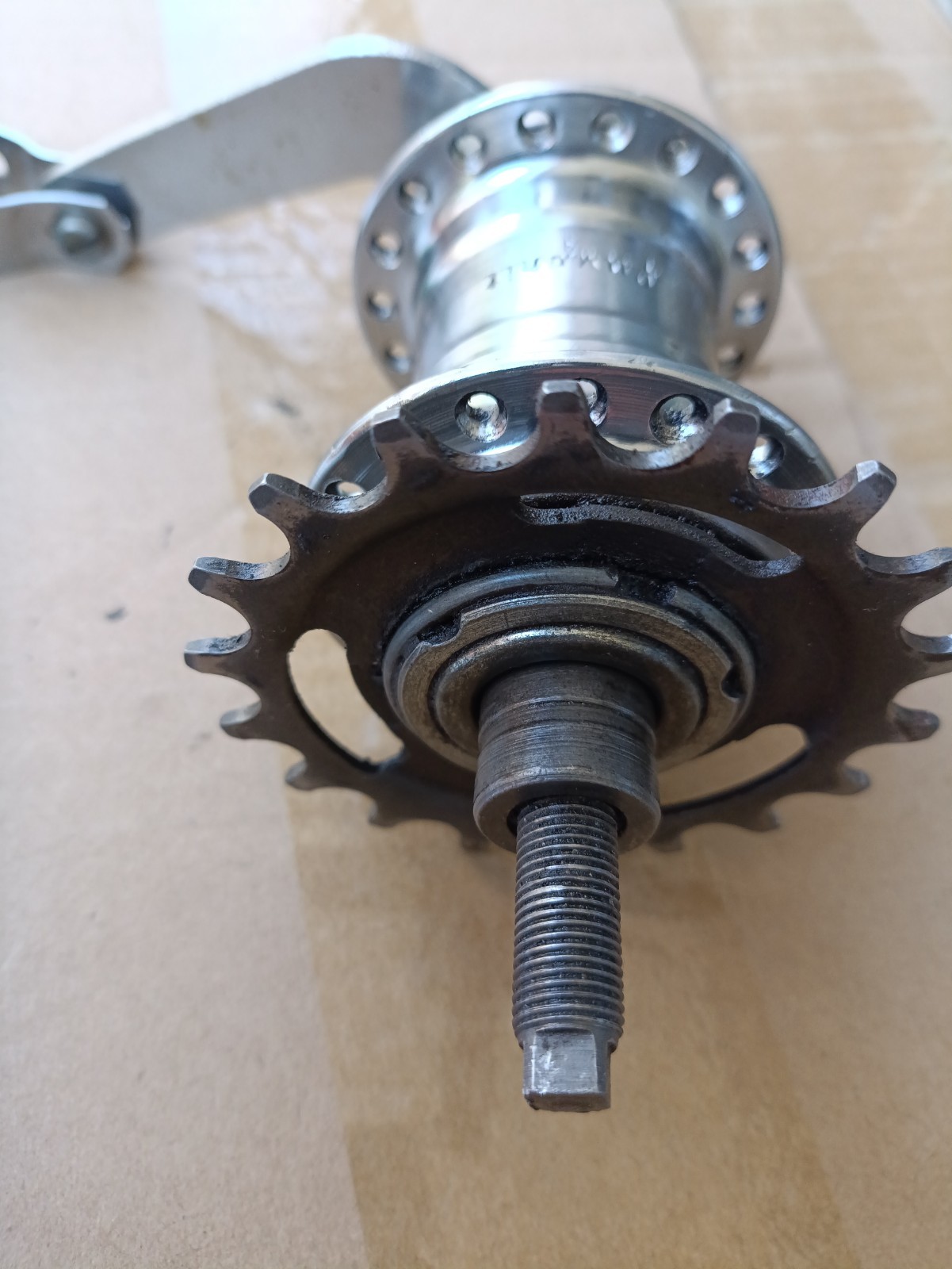 Vintage TORPEDO SINGLE SPEED COASTER BRAKE REAR HUB 36 H, 18T Favorit CzechRepub
