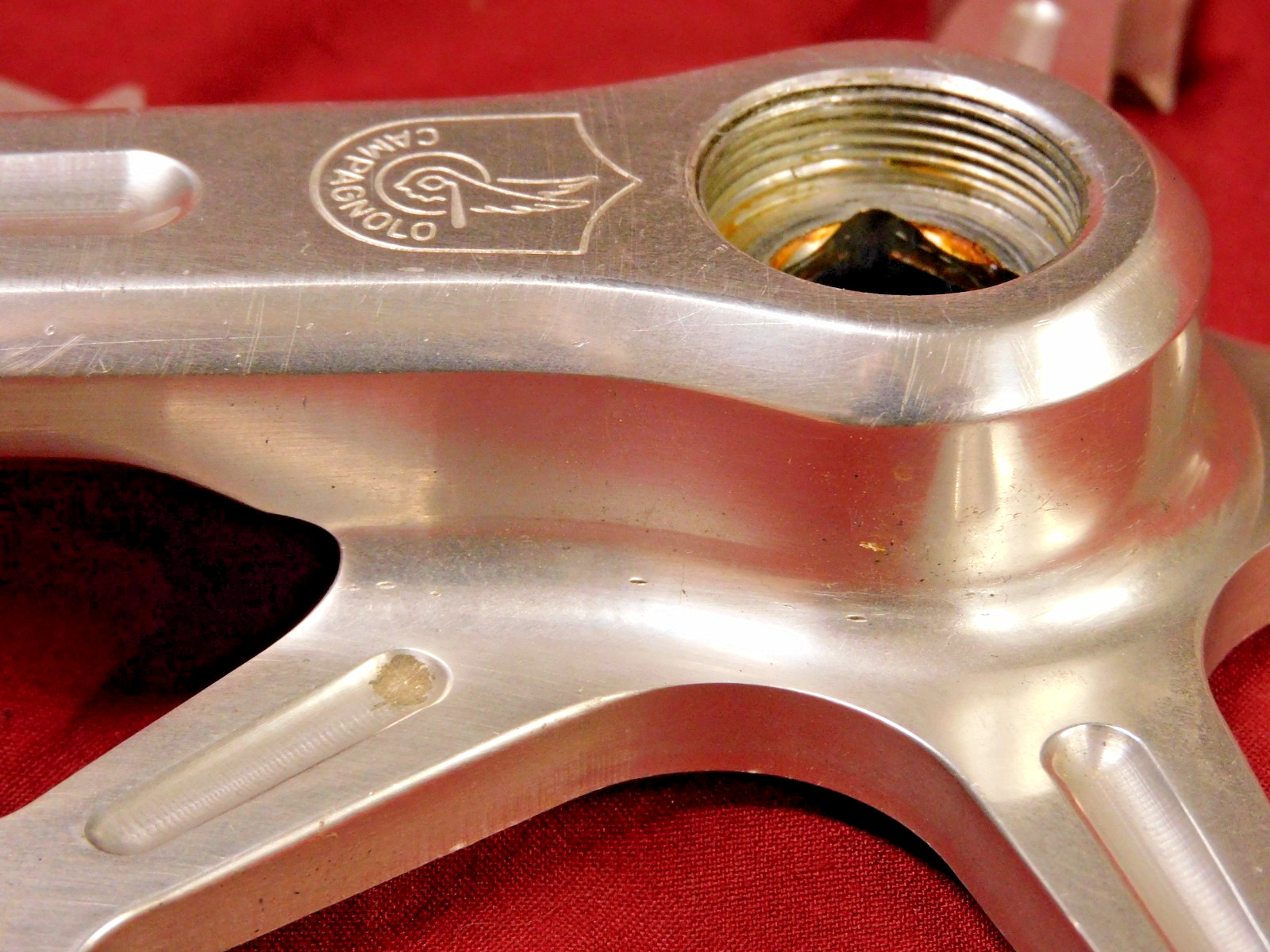 Excellent 1981 Campagnolo #1049 Nuovo / Super Record Crank Arms 175 x 144 mm BCD