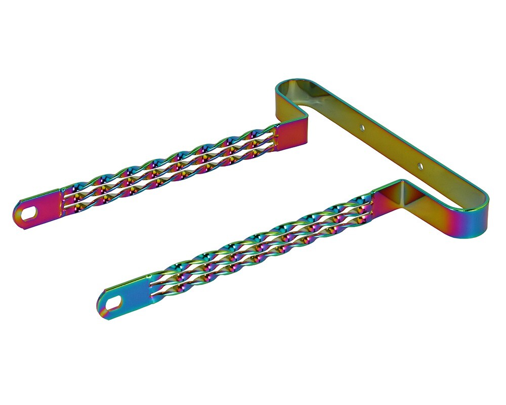 ORIGINAL F&R VINTAGE LOWRIDER 20″ Bicycle Triple Flat Twisted Bumper OIL-SLICK