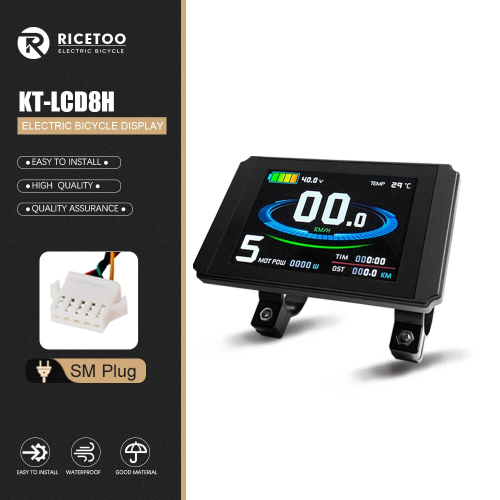 Electric Bicycle Display KT LCD3 LCD4 LCD5 LCD8H LCD9R 24V 36V 48V 72V Display