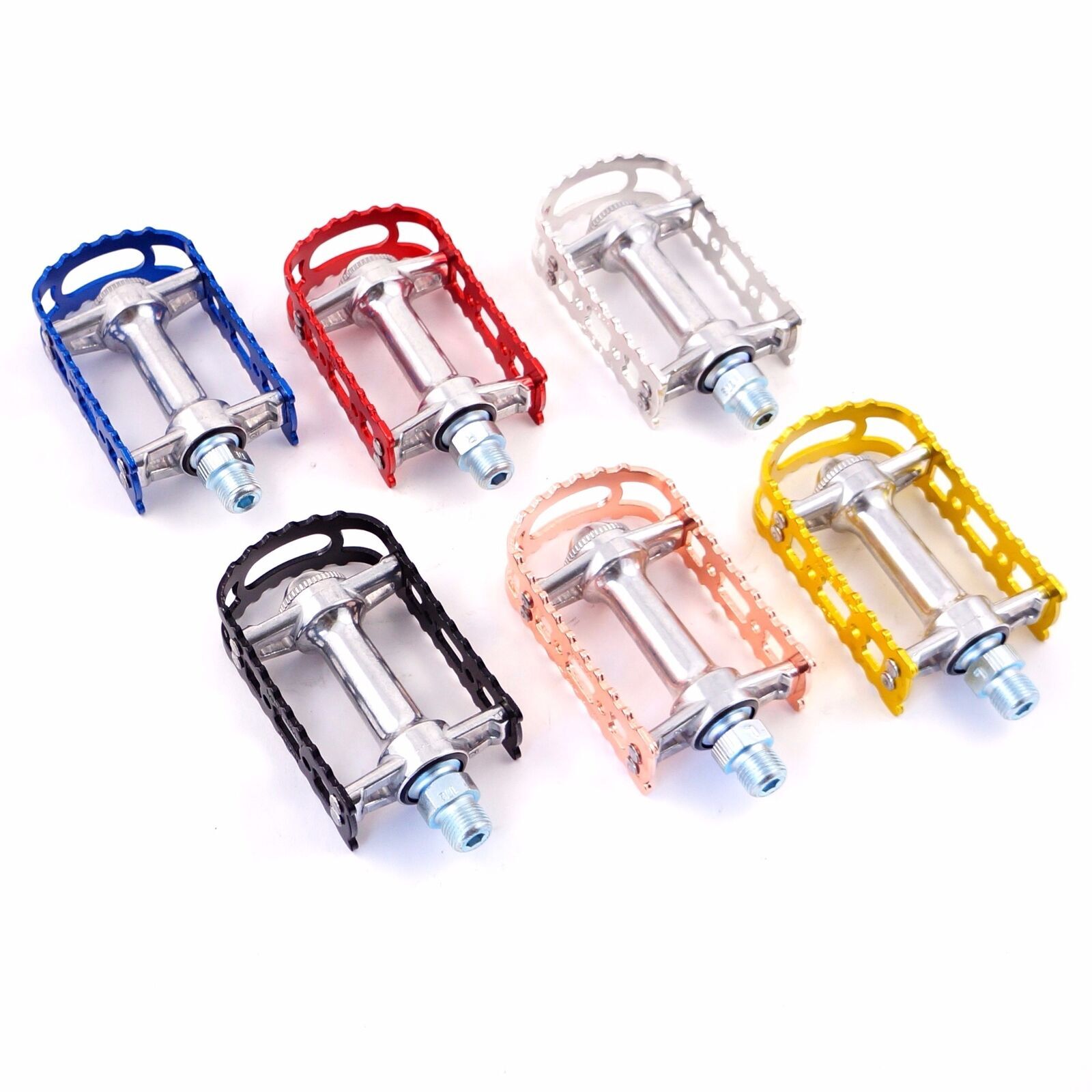 MKS BM-7 Alloy Anodized MTB BMX Old School Flat Bike 9/16″ Pedal