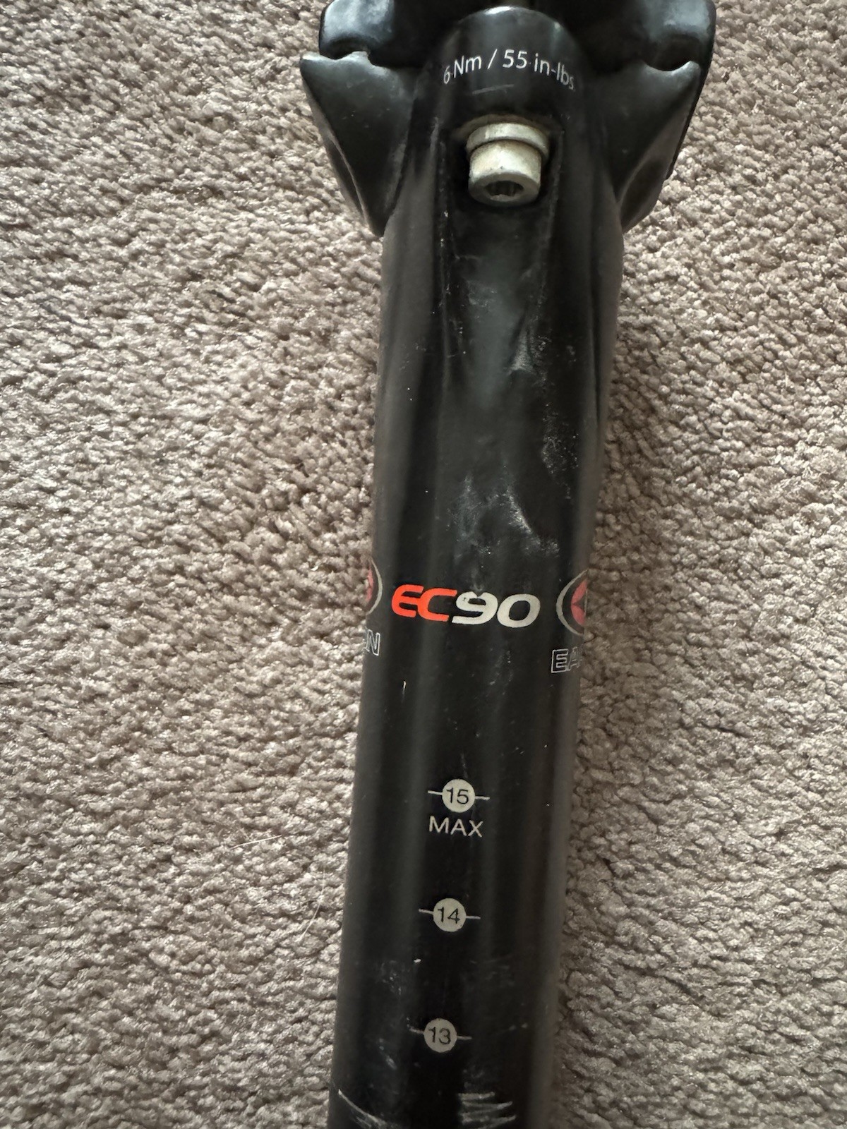 Easton EC90 Carbon Seatpost 31.6 335mm 0 Setback 202g Ultralight Weight Weenie