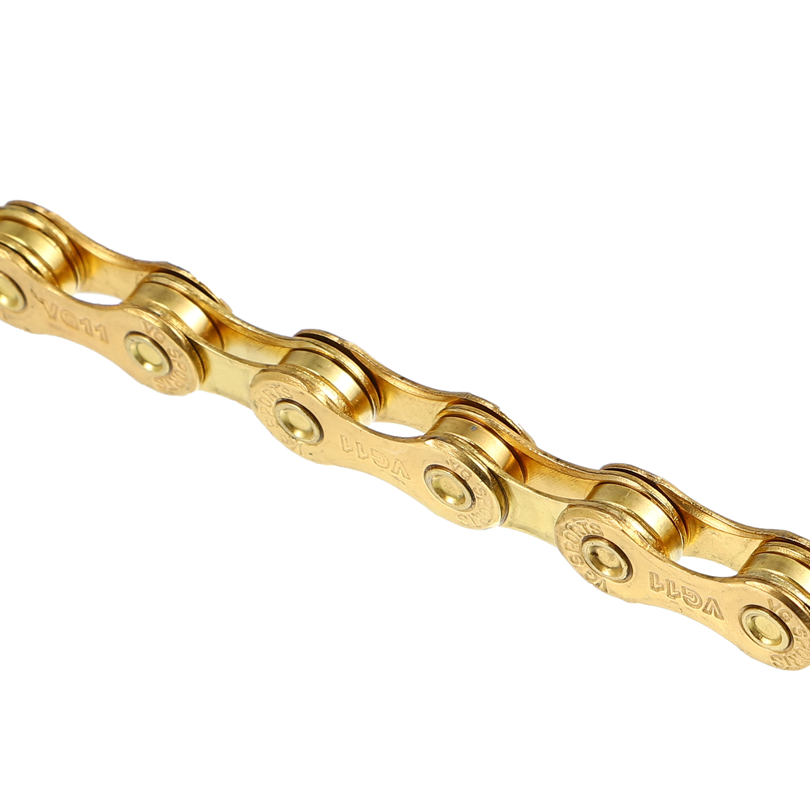 Pack (1) 11 Speed 116 Links Speed Chain for Bicycle Bike MTB Metal Gold Tone