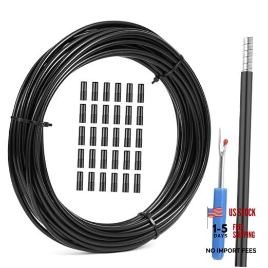 Brake Cable Housing, 5mm x 50ft Bicycle/Bike Lined Brake Cable Housing,Bicycle