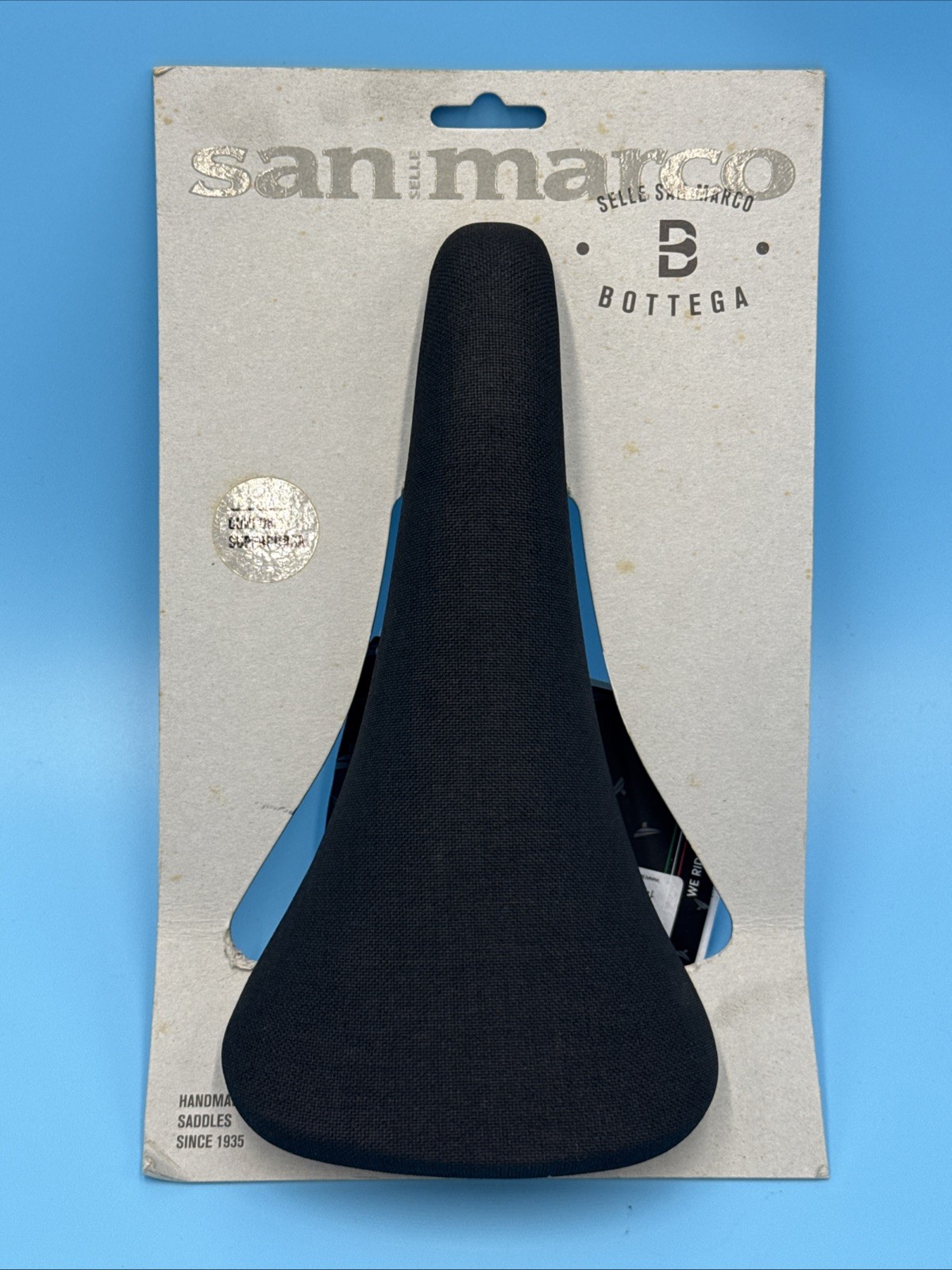 NOS Selle San Marco CONCOR SUPERCORSA X Black Woven MicroFeel Cover Cro-Mo Rail