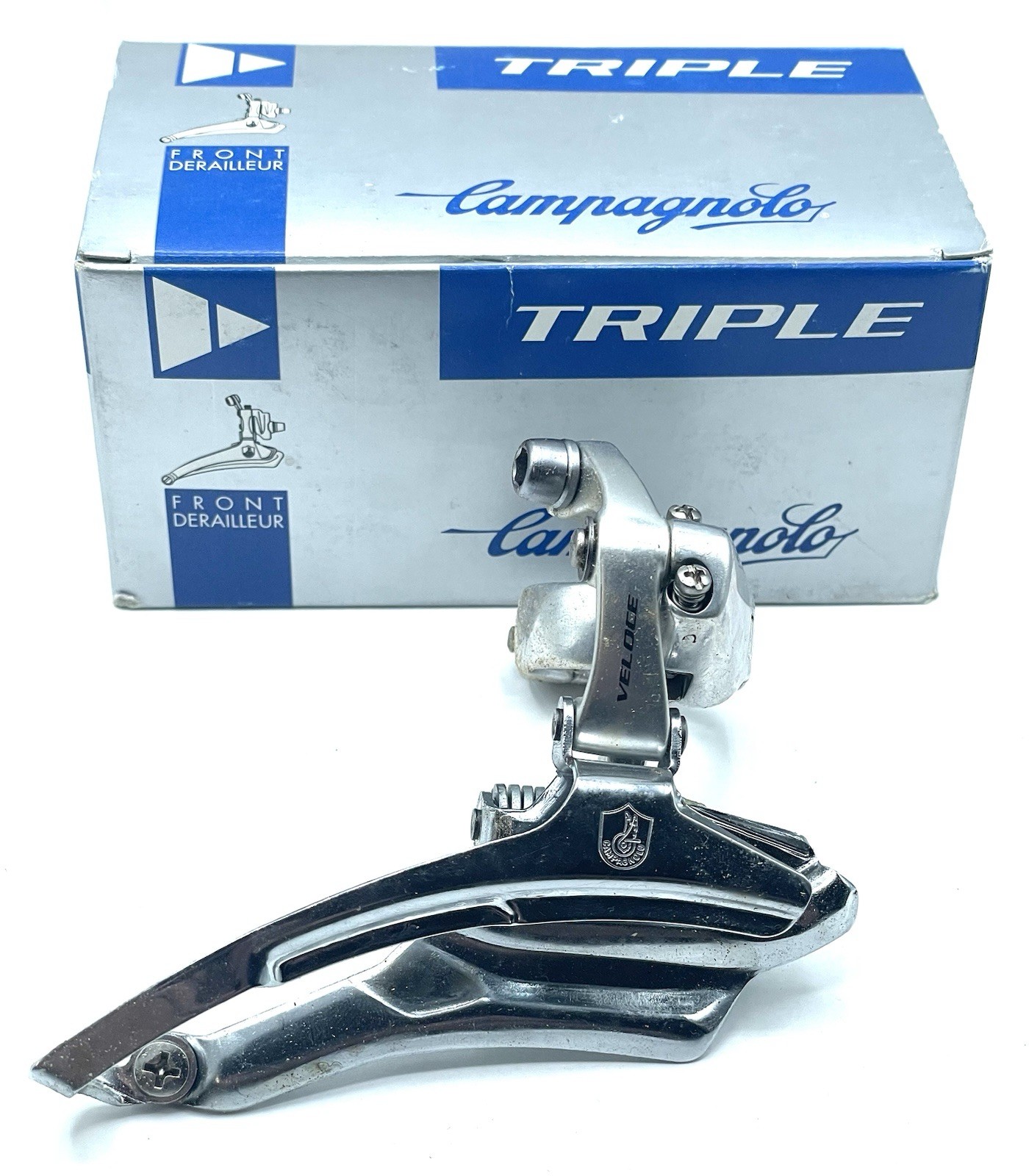 Campagnolo Veloce Triple Front Derailleur 32.0 Bottom Pull NOS Vintage Campy