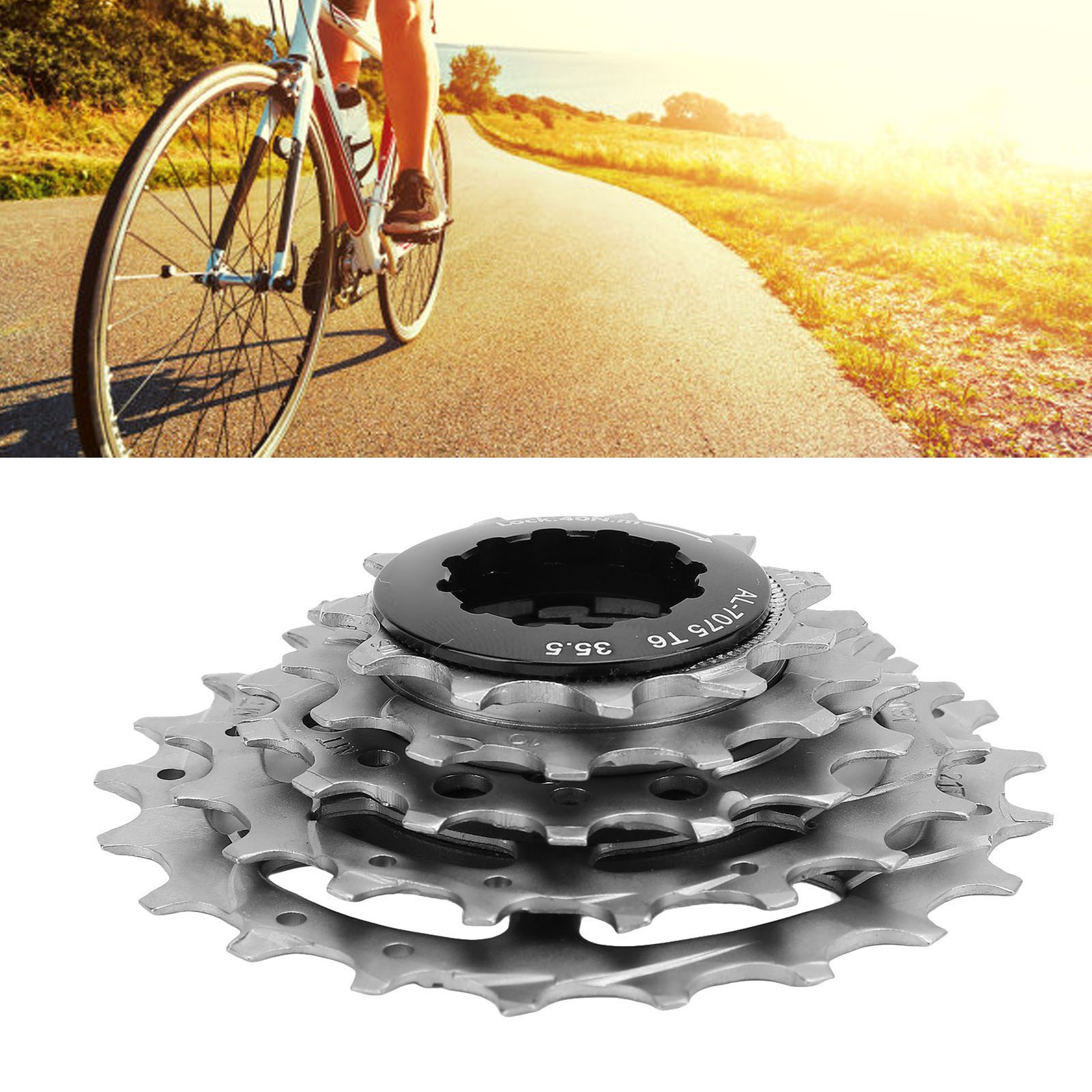 5 Speed Bike Cassette Stainless Steel Aluminum Alloy Smooth Cycling Bike Fl TTAH