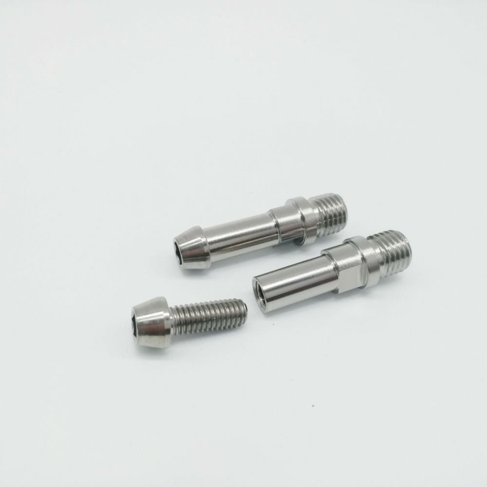 Bicycle Titanium Ti Brake Post V Brake Bosses M10X1.25mm & M6X16mm bolts 2pcs [
