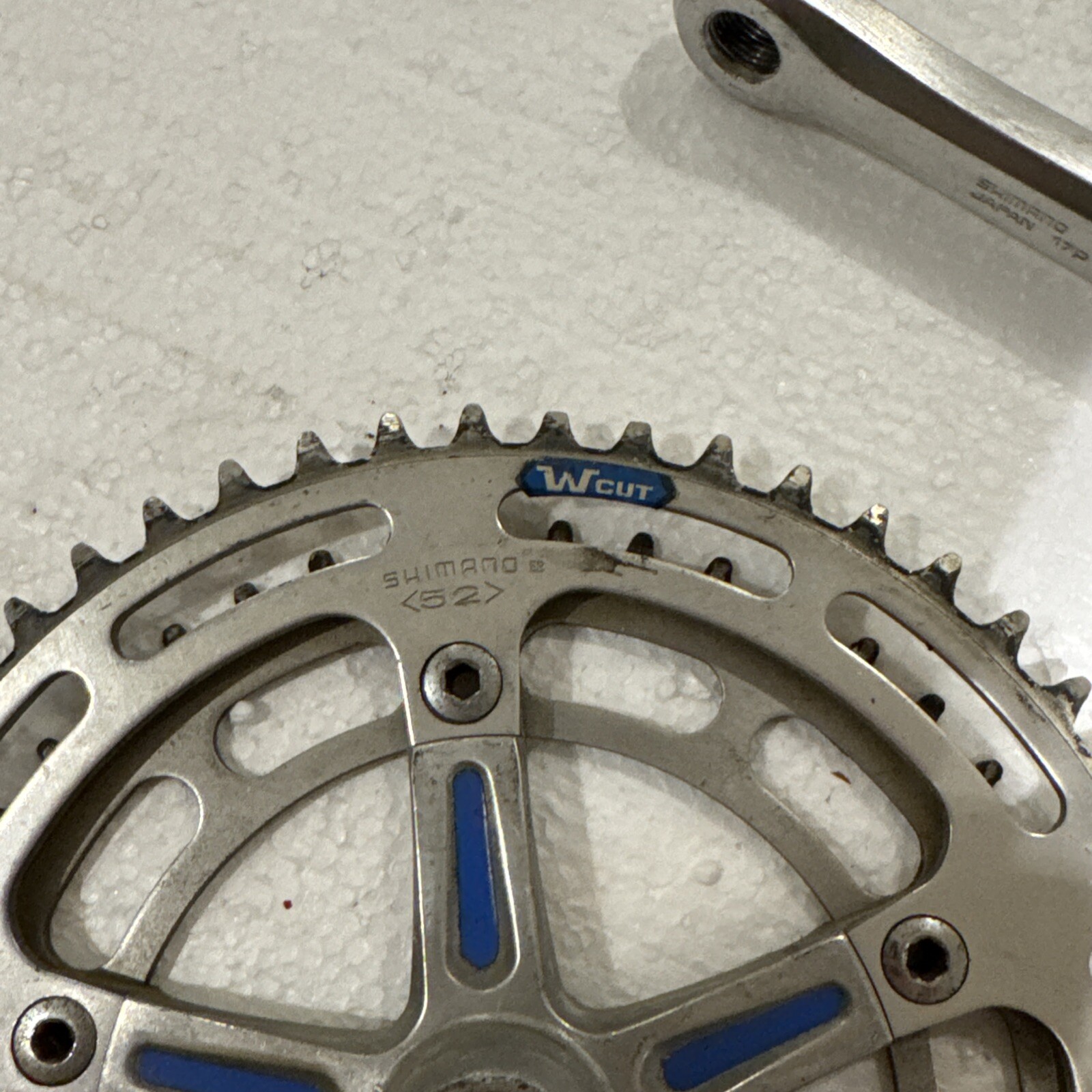Vintage Shimano 600 Arabesque Crank Set 170mm 52/44