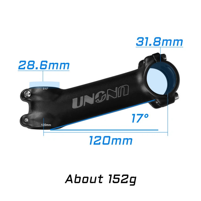 Ultralight Stem 7 17 Degree MTB Road Bicycle Stem 31.8mm 60-130mm Bike Parts