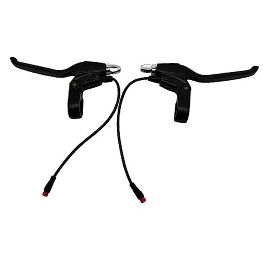 108PDD Ebike Brake Lever Set 2 Pin Male Brake Levers, Left and Right Power Off