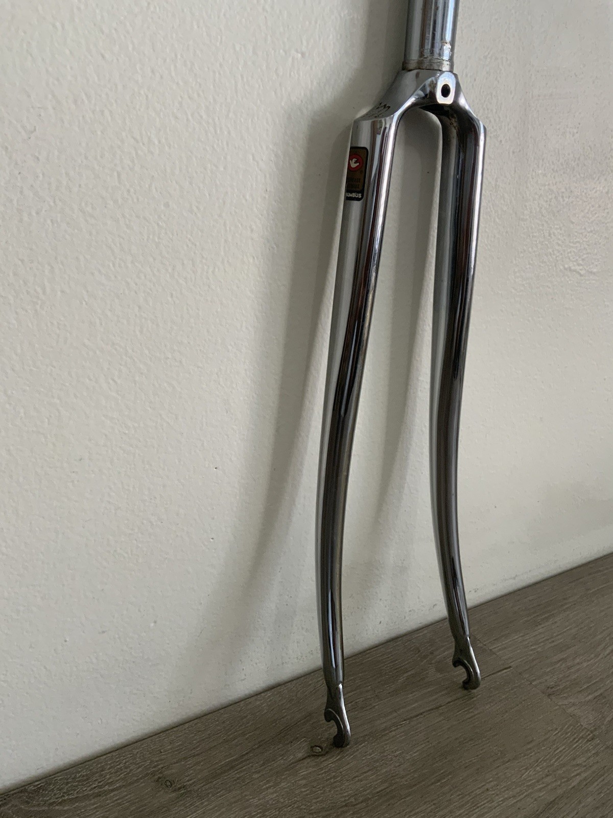 MERCIER FORK 700C ONE-INCH THREADED 225 MM STEERER BSA THREADS CHROME