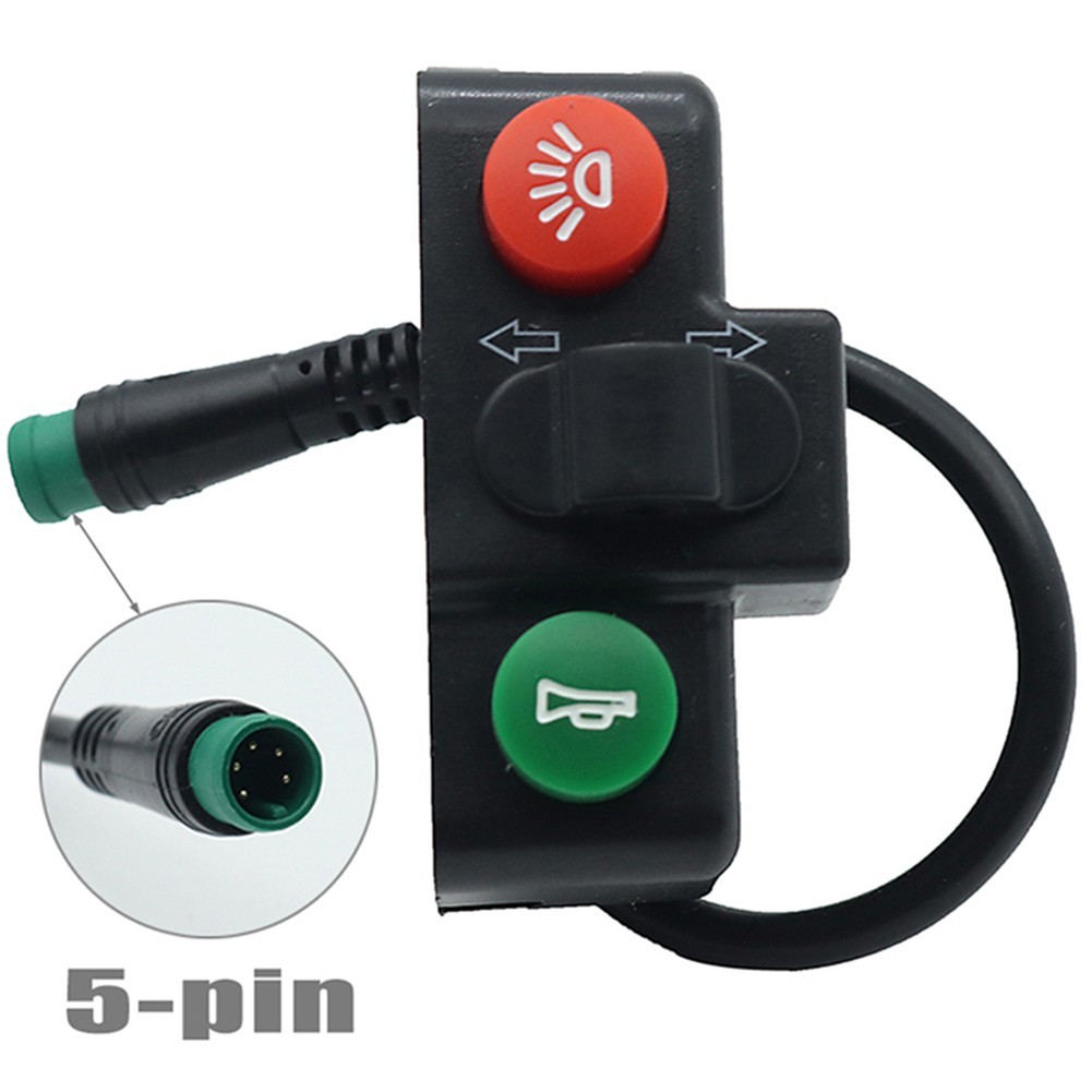 Efficient Electric Bike Scooter Handlebar Switch for Horn and Turn Signals