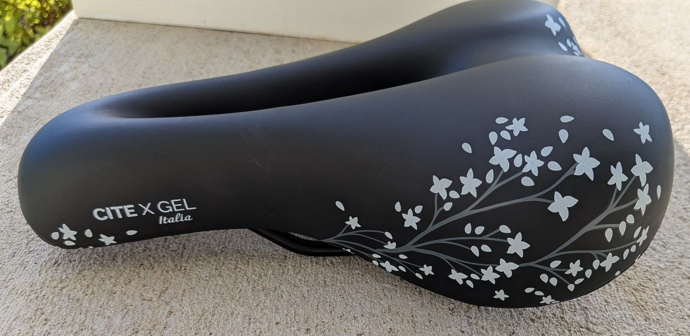 Terry Women’s Cite X Gel Italia Bike Seat Saddle Comfortable Center Cutaway