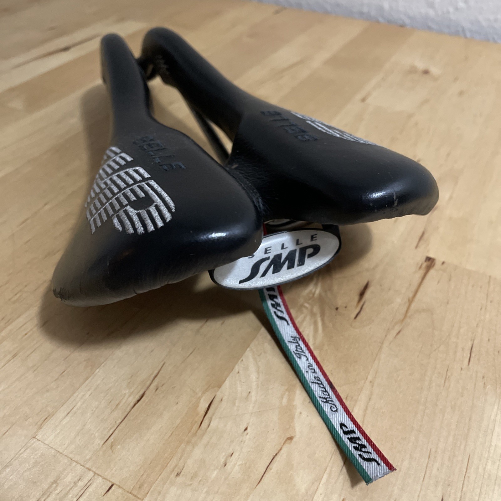 Selle SMP Pro Black Saddle Excellent Condition Made in Italy 150 x 280mm
