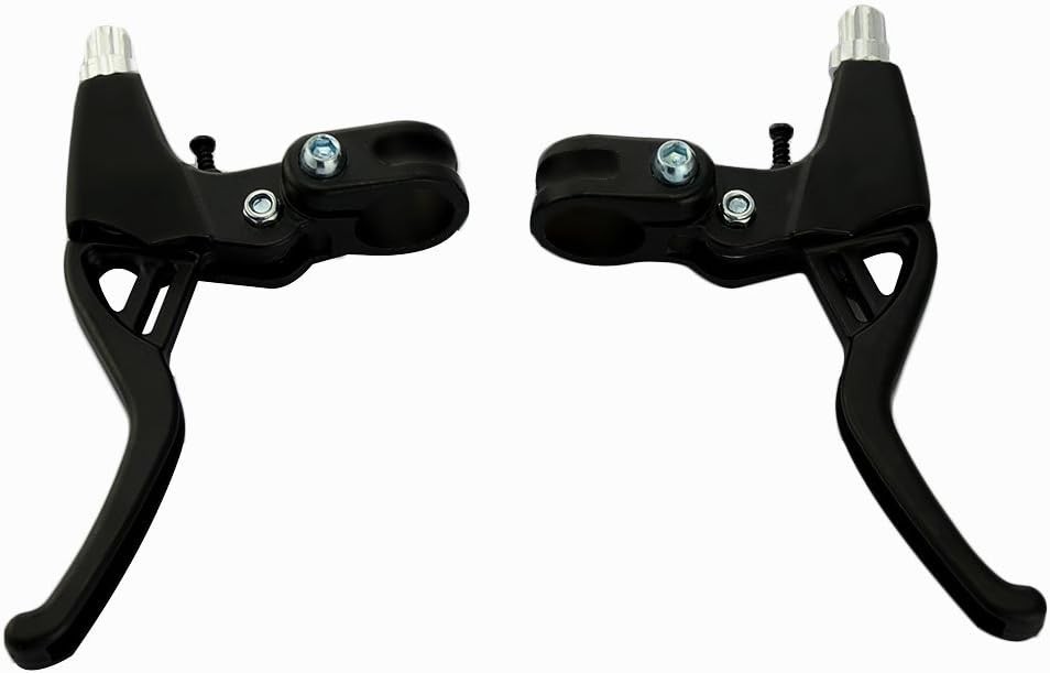 Lightweight Black Aluminum Bike Brake Levers – Universal Fit for Versatile Use