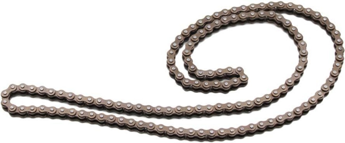 High Strength 25H 118 Links Chain with Master Links for 49cc Pocket Bikes & ATVs